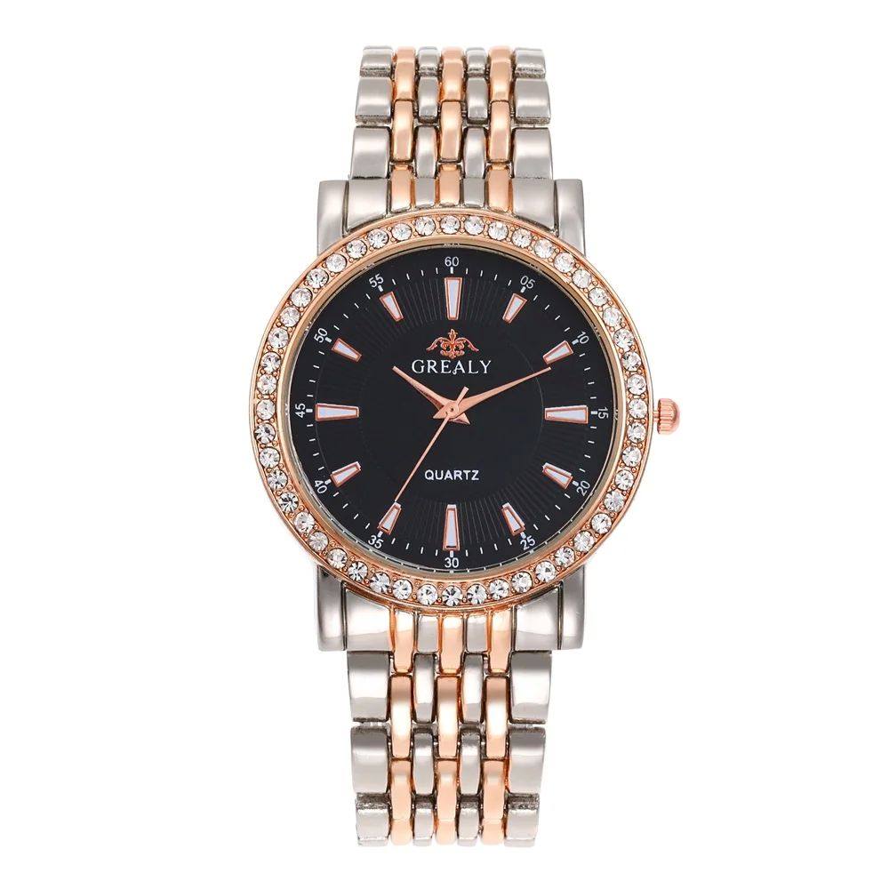 Grealy Rhinestone Lovers Watch