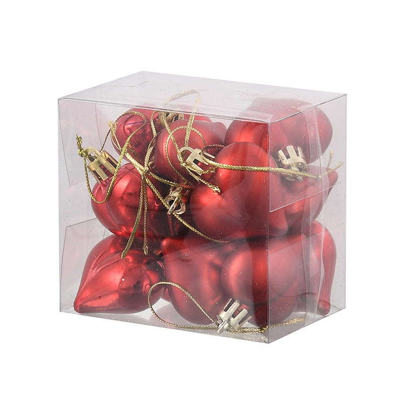 Plastic Heart Ornament Pendant