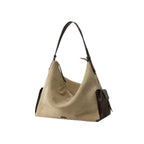 Genuine Leather Crossbody Laptop Hobo Bag