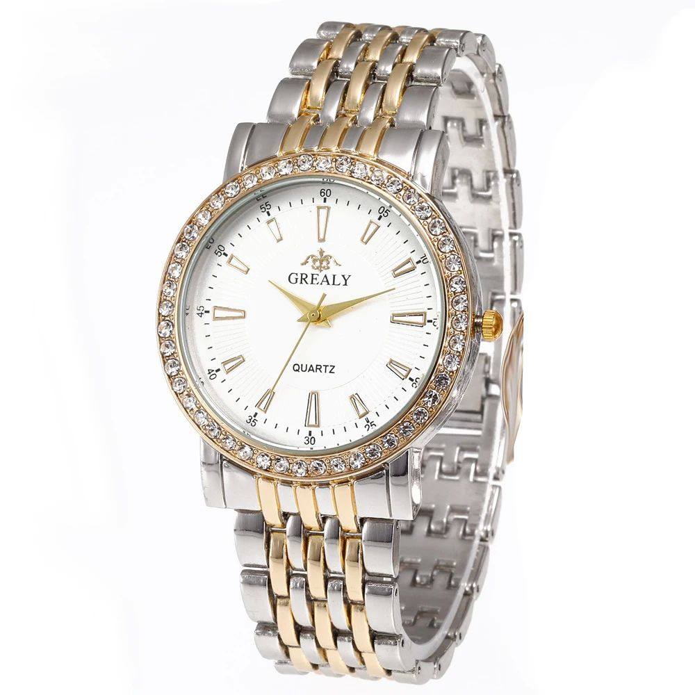Grealy Rhinestone Lovers Watch