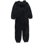 Fleece-Lined Hooded Jumpsuit Pajamas