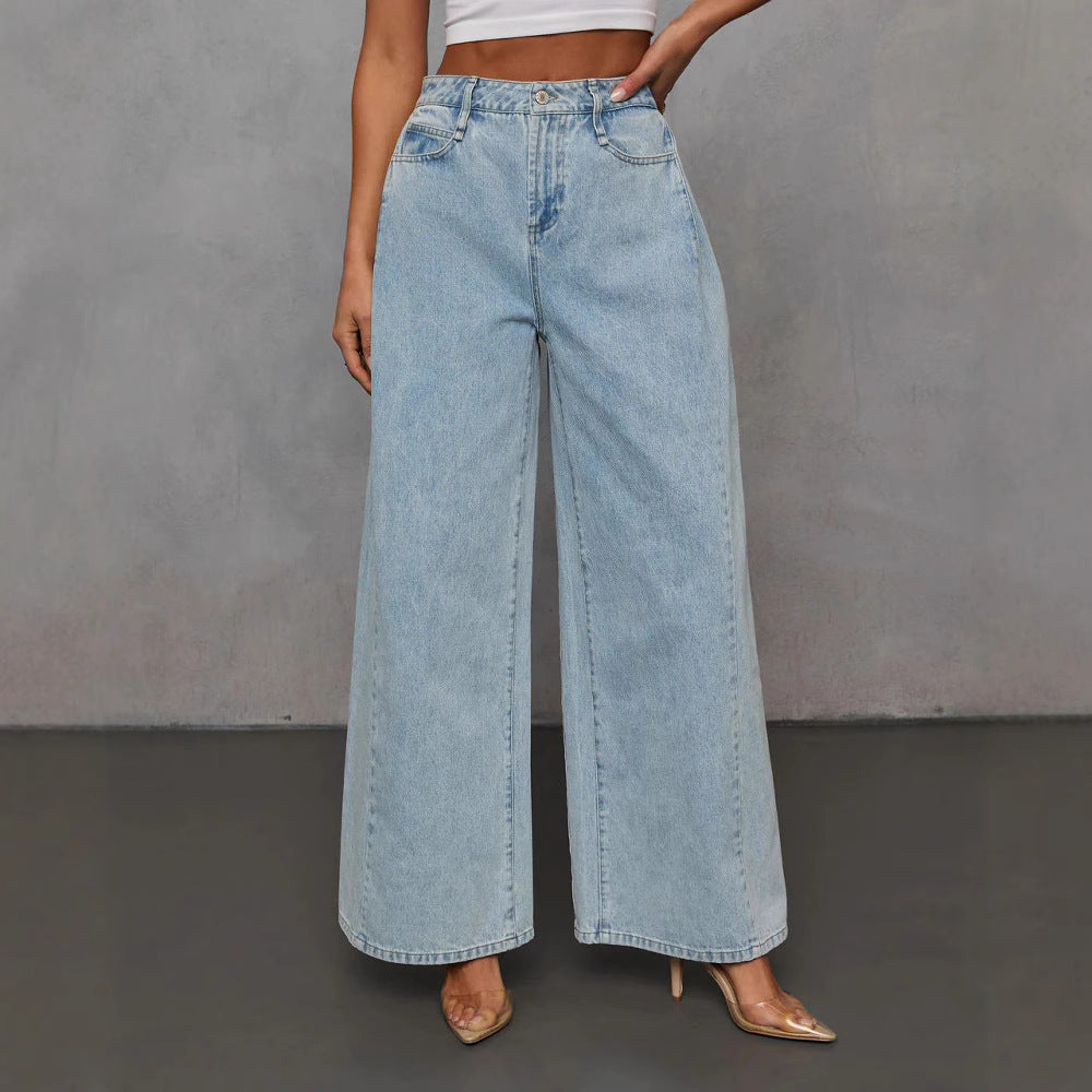 Sina Loose denim jacket and pants set