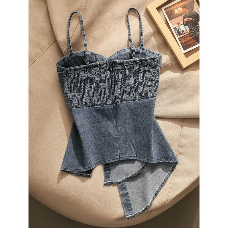 Jill denim camisole
