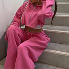 Bea long-sleeve sporty casual hoodie