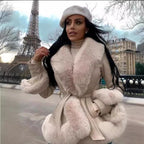 Faux Fur Collar Winter Coat