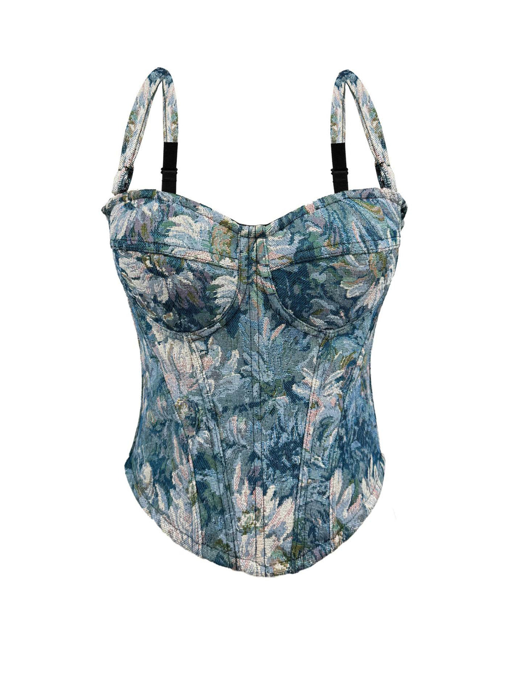 Top with thin shoulder straps for layering