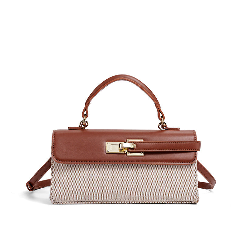 Woven design handbag