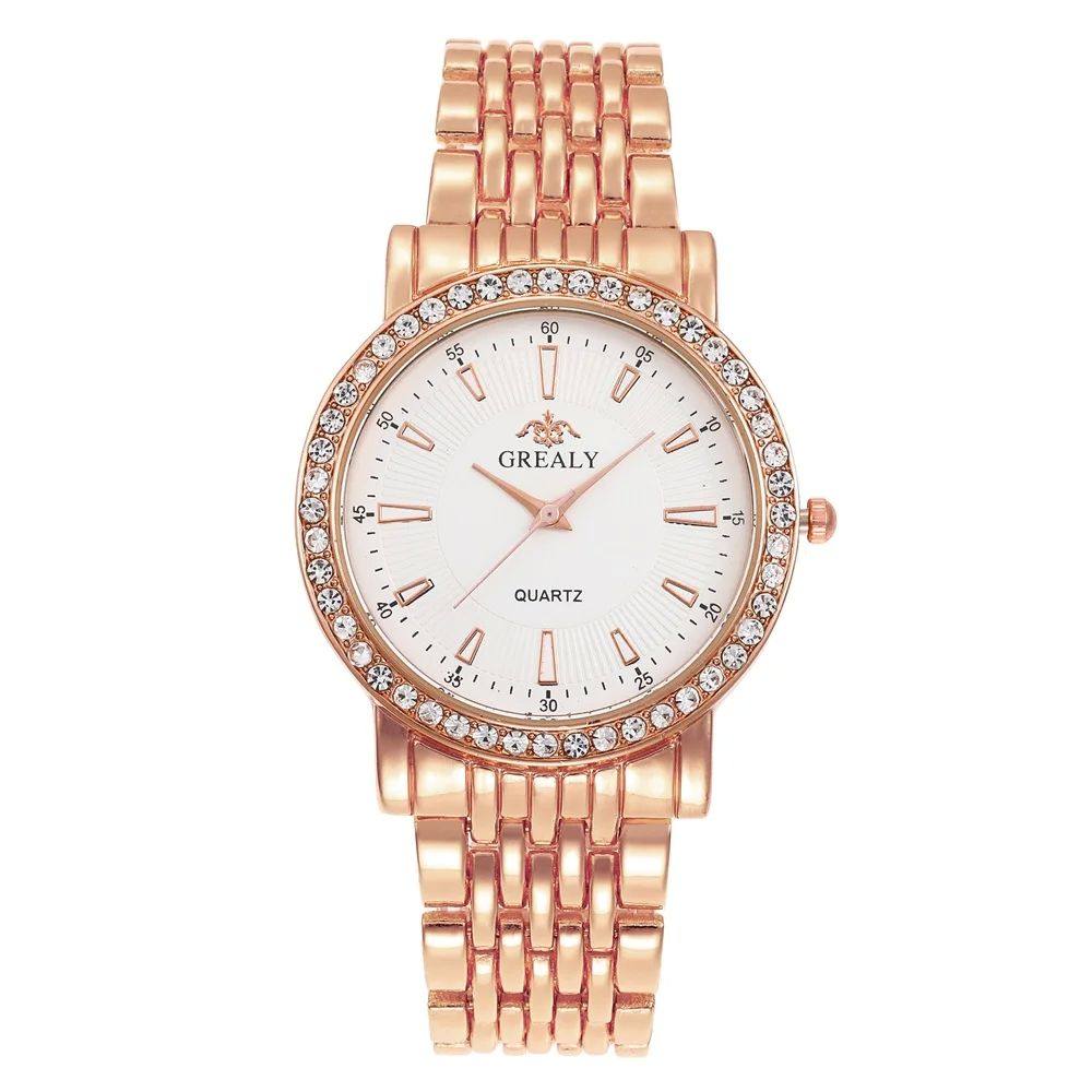 Grealy Rhinestone Lovers Watch