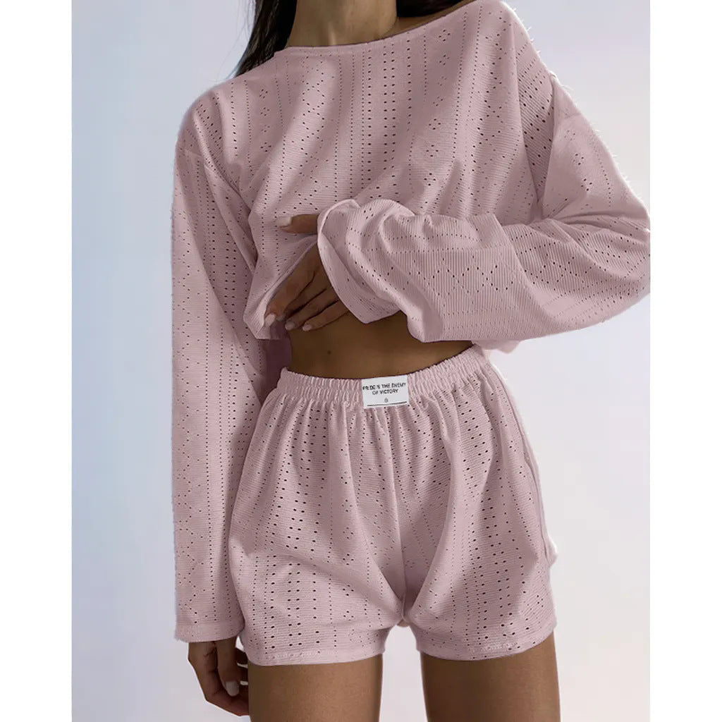 Fashion Simple Loose Top Shorts